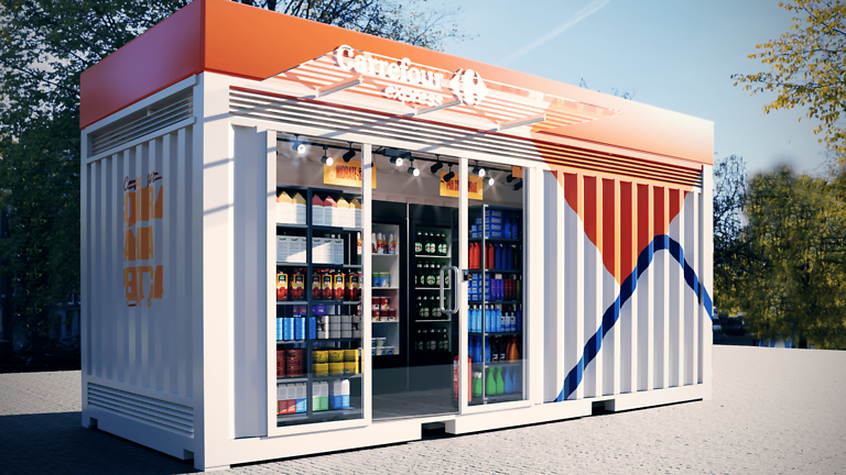 CARREFOUR PROJETO PILOTO - IMAGEM 3D