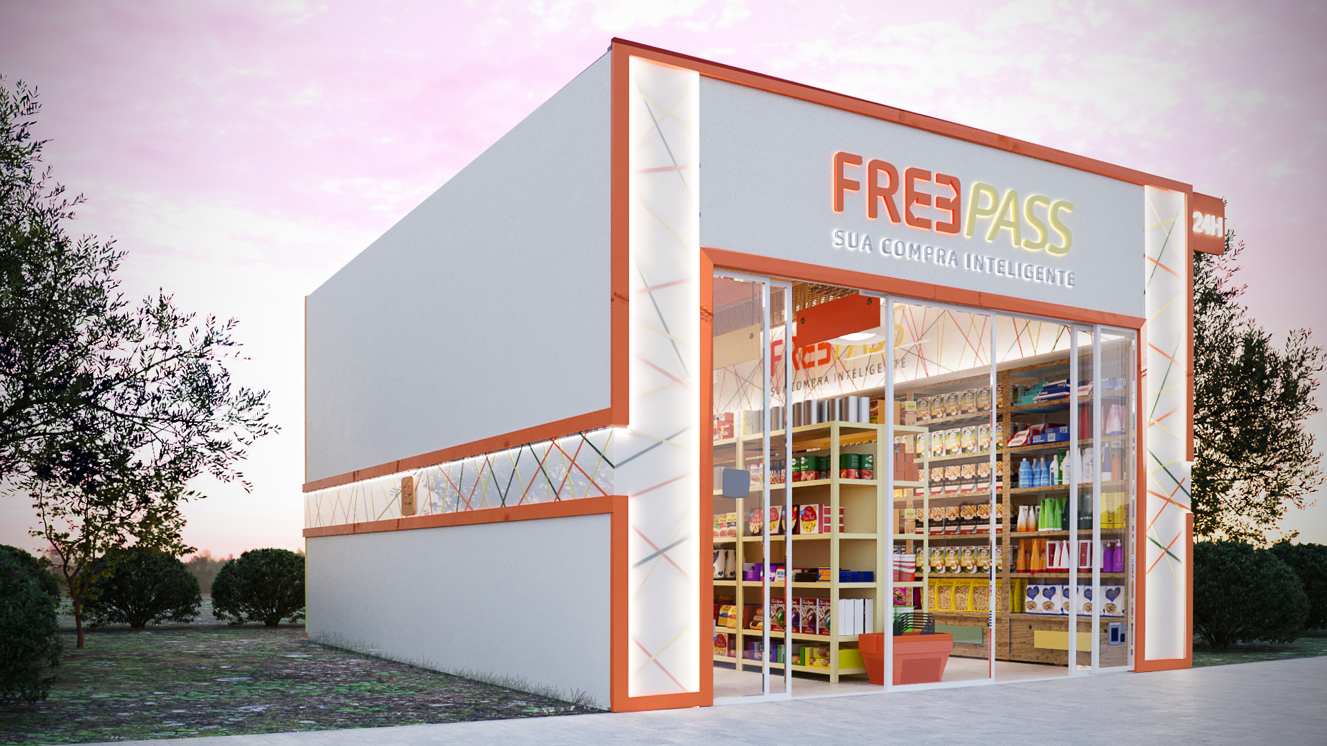 FREEPASS BRASIL PROJETO PILOTO - IMAGEM 3D 