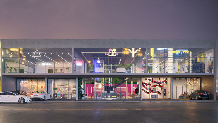 CACHOEIRA BEACH PROJETO PILOTO - IMAGEM 3D